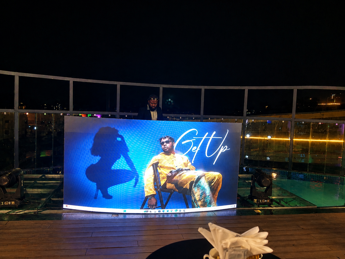 Premier Events & Decor Rhūz Get Up EP Launch pool site setup